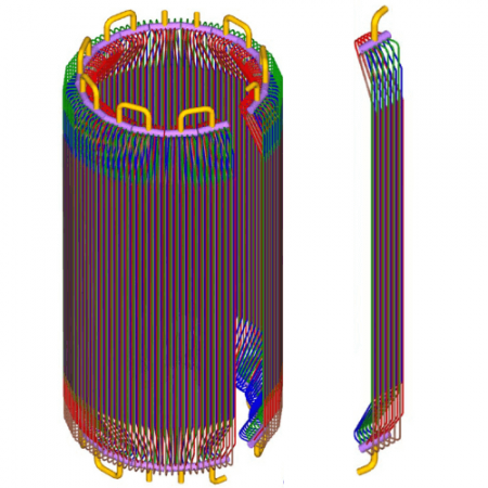 Central tubular receivers of a Solar Power plant